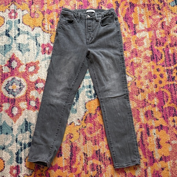 Good American Denim - Good American Dark Gray Skinny Jeans